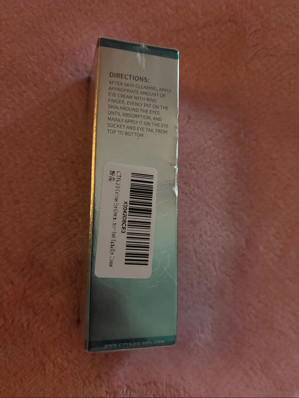 CITYGOO Caffeine Eye Cream - Moisturizing Repairing Anti-Aging